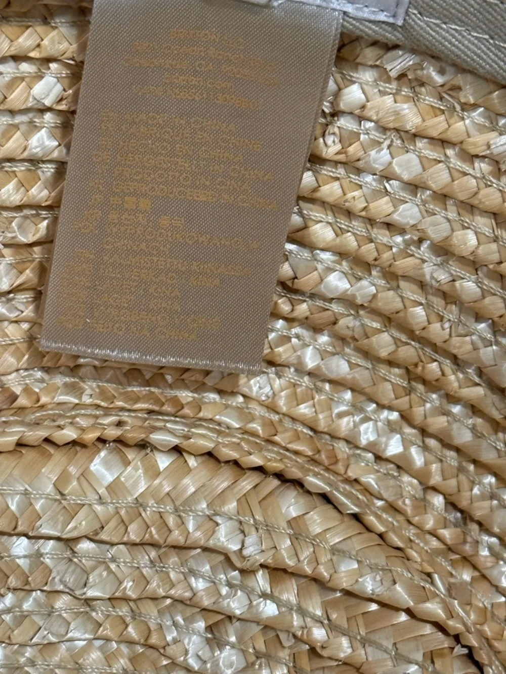 NWT Brixton Honey/ Burnt Henna Joanna short brim straw hat (good condition)